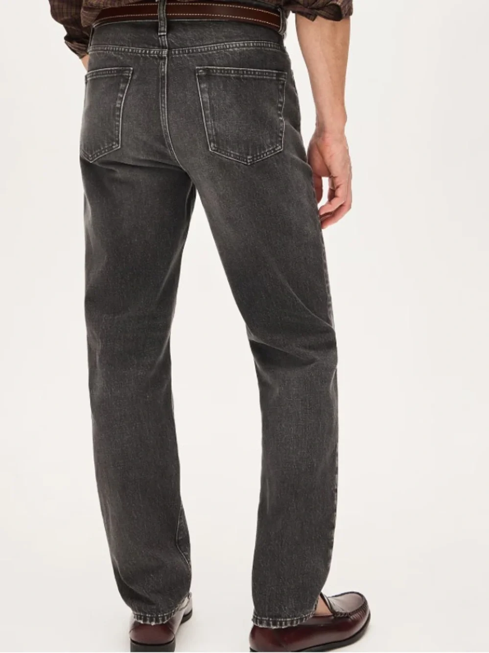 J crew Classic Straight jean in faded black wash